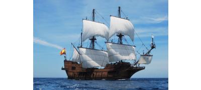 EL GALEÓN ANDALUCÍA LLEGA AL PUERTO DE VIGO TRAS CRUZAR EL ATLÁNTICO