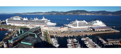 EL PUERTO DE VIGO RECIBE A MÁS DE 4.800 PERSONAS EN UNA ESCALA DOBLE DE LOS CRUCEROS SEABOURN OVATION Y SAPPHIRE PRINCESS