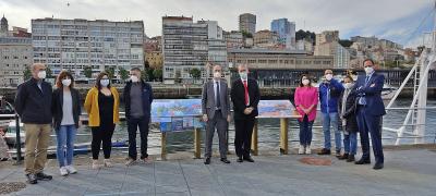 FINALIZA LA PRIMERA FASE DE “PEIRAOS DO SOLPOR” CON LA INSTALACIÓN DE PANELES DIVULGATIVOS EN LA DÁRSENA DE A LAXE