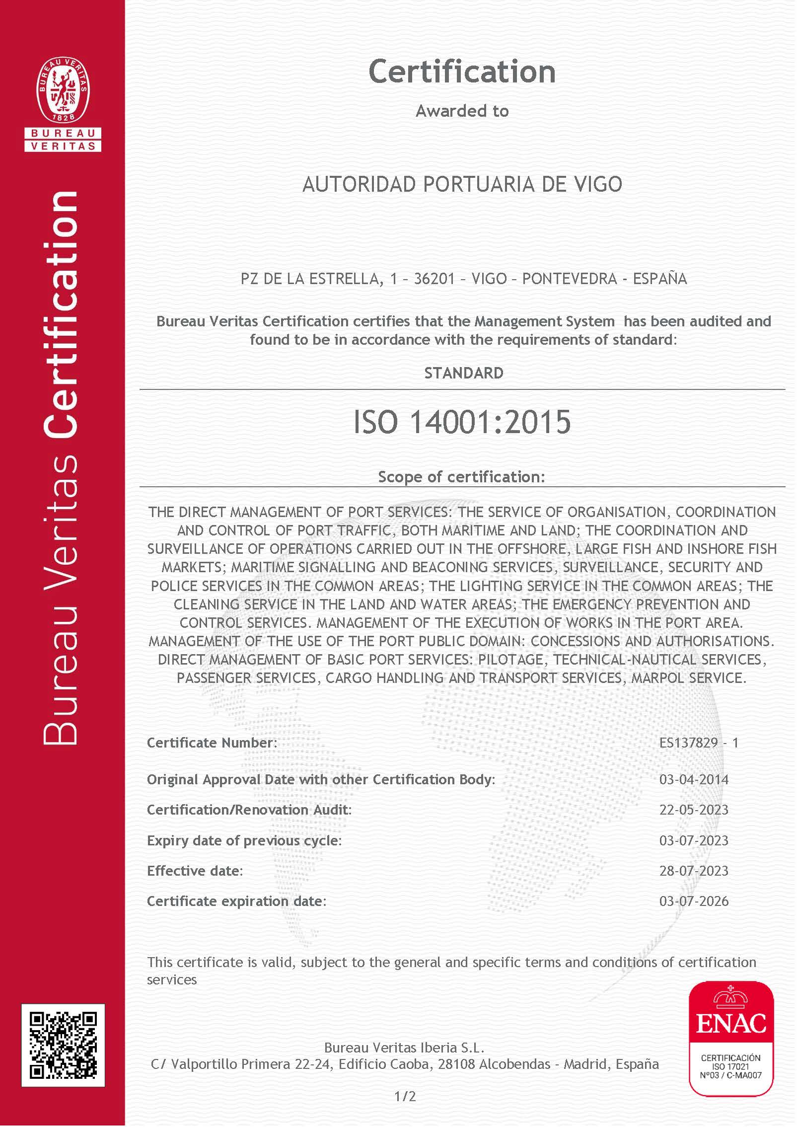 Certificado ISO 14001_2022 inglés